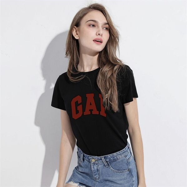 simple lettered women's t-shirt classic retro street casual oversized white girls t-shirts 210623 
simple lettered women's t-shirt classic retro street casual oversized white girls t-shirts 210623