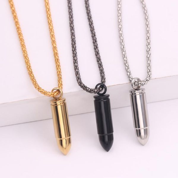 pendant necklaces high-quality fashion trendy male punk style personality stainless steel openable necklace, Silver
pendant necklaces high-quality fashion trendy male punk style personality stainless steel openable necklace, Silver