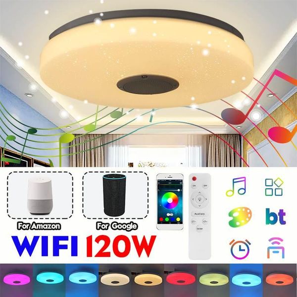 ceiling lights 120w wifi modern rgb led light home lighting app bluetooth music bedroom smart lamp with remote control
ceiling lights 120w wifi modern rgb led light home lighting app bluetooth music bedroom smart lamp with remote control