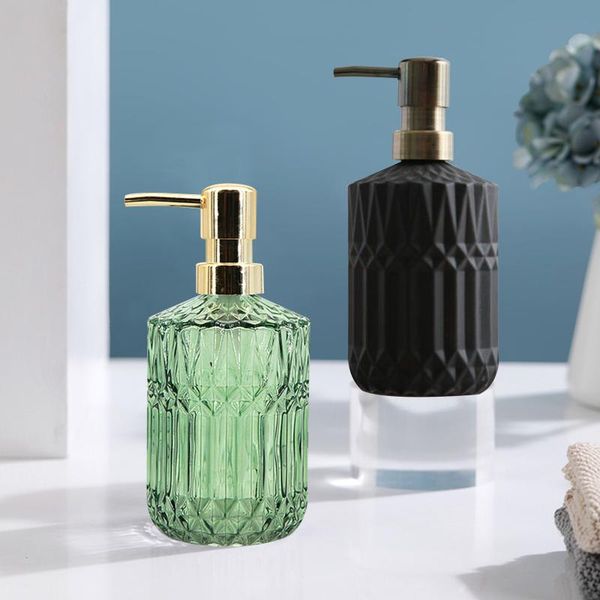 liquid soap dispenser 390ml green glass black matte foam pump bottles press-type hand sanitizer container bathroom supplies
liquid soap dispenser 390ml green glass black matte foam pump bottles press-type hand sanitizer container bathroom supplies