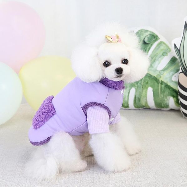 dog apparel pet thickening cotton-padded clothes for autumn winter solid color small medium warm dogs costume with large pocket
dog apparel pet thickening cotton-padded clothes for autumn winter solid color small medium warm dogs costume with large pocket