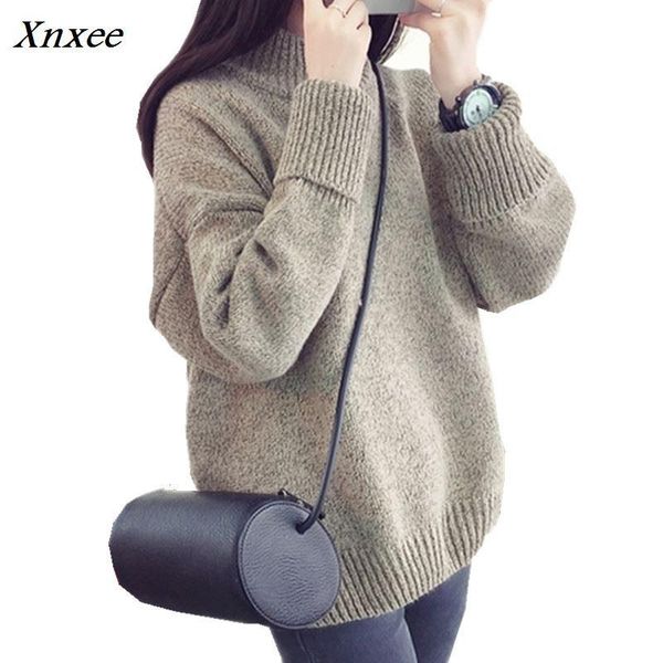 women's sweaters turtlenecks pullover korean sweater female winter women round neck for sweter, White;black
women's sweaters turtlenecks pullover korean sweater female winter women round neck for sweter, White;black