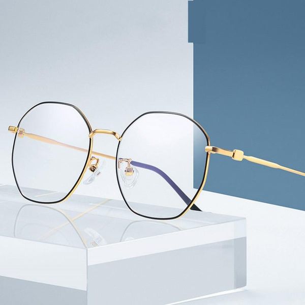 fashion sunglasses frames irregular eyewear anti blue light gaming metal glasses women men screen fatigue computer protection goggles, Black
fashion sunglasses frames irregular eyewear anti blue light gaming metal glasses women men screen fatigue computer protection goggles, Black