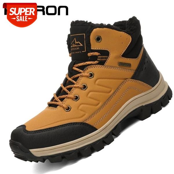brand winter men snow boots warm plush men's boots waterproof leather ankle outdoor non-slip men's hiking sneakers #749a, Black
brand winter men snow boots warm plush men's boots waterproof leather ankle outdoor non-slip men's hiking sneakers #749a, Black