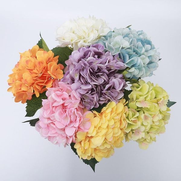 artificial silk hydrangea flowers fake floral bride bouquet wedding home year decoration accessories vase flower arrangement decorative & wr
artificial silk hydrangea flowers fake floral bride bouquet wedding home year decoration accessories vase flower arrangement decorative & wr