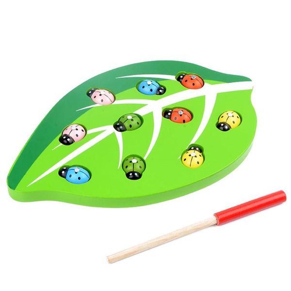 wooden magnetic ladybug catch insect color shape matching toys parent-child interactive toy kids learning and educational toy
wooden magnetic ladybug catch insect color shape matching toys parent-child interactive toy kids learning and educational toy