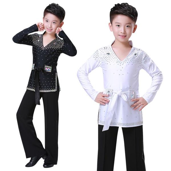 stage wear boy latin ballroom costume children shirt suit rumba samba dancewear dance competition clothes, Black;red
stage wear boy latin ballroom costume children shirt suit rumba samba dancewear dance competition clothes, Black;red