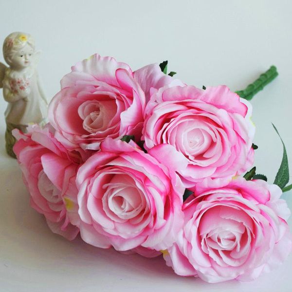 heads rose wedding bouquet simulation silk flower artificial flowers home party decoration diy arrangement decorative & wreaths
heads rose wedding bouquet simulation silk flower artificial flowers home party decoration diy arrangement decorative & wreaths