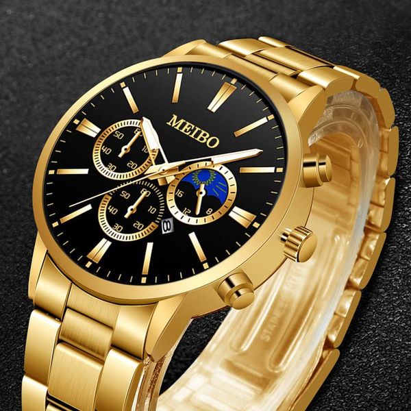 wristwatches relogio masculino 2021 wristwatch men watches quartz analog fashion casual luxury business male date stainless steel clock, Slivery;brown
wristwatches relogio masculino 2021 wristwatch men watches quartz analog fashion casual luxury business male date stainless steel clock, Slivery;brown