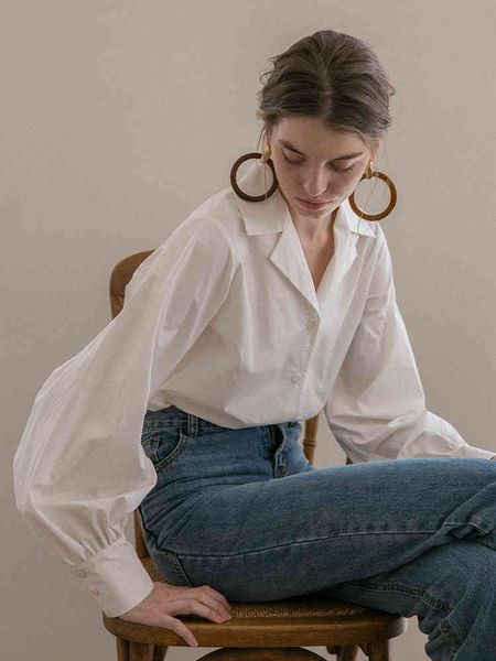 women's blouses & shirts lantern sleeve elegant white button vintage blouse turn down collar office ladies shirt female casual 4kk
women's blouses & shirts lantern sleeve elegant white button vintage blouse turn down collar office ladies shirt female casual 4kk