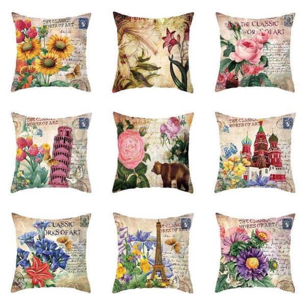 cushion/decorative pillow 45*45 retro flower cushion cover castle decorations for home throw pillows sofa decor decorative pillowcase
cushion/decorative pillow 45*45 retro flower cushion cover castle decorations for home throw pillows sofa decor decorative pillowcase