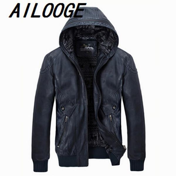 men's fur & faux 2021 pu leather jacket men hooded brand long warm winter jackets coats business slim fit parka male, Black
men's fur & faux 2021 pu leather jacket men hooded brand long warm winter jackets coats business slim fit parka male, Black