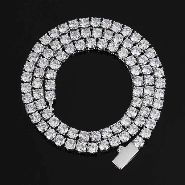luxury designers spring buckle 3mm 4mm 5mm zircon tennis chain hip hop copper set with a row of zircon necklace xmas gifts, Silver
luxury designers spring buckle 3mm 4mm 5mm zircon tennis chain hip hop copper set with a row of zircon necklace xmas gifts, Silver