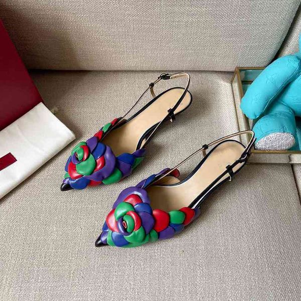 summer party sandals pointed toe flower designer low heel fashion sling back buckle banquet sandal shoes with box, Black
summer party sandals pointed toe flower designer low heel fashion sling back buckle banquet sandal shoes with box, Black