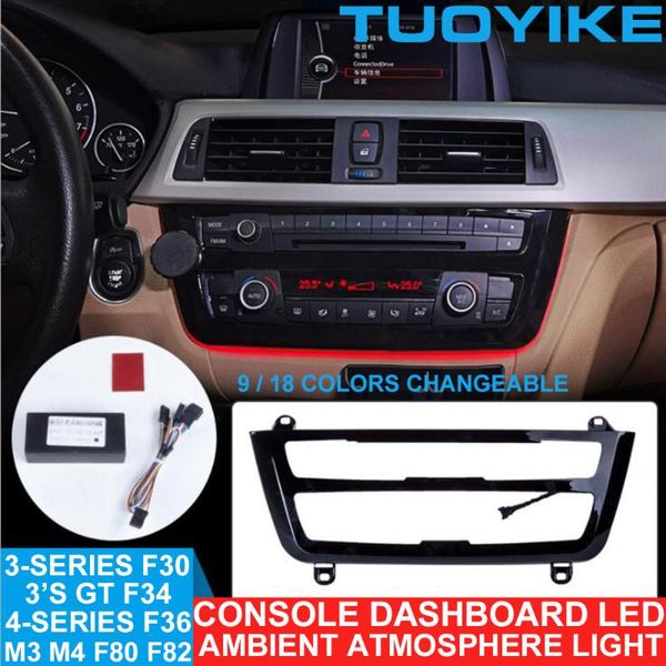 interior&external lights 9/18 colors car radio console dashboard ac panel led ambient light decorative atmosphere for 3/4 series m3 m4 f
interior&external lights 9/18 colors car radio console dashboard ac panel led ambient light decorative atmosphere for 3/4 series m3 m4 f