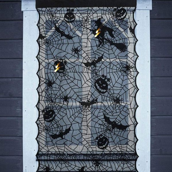 party decoration halloween decor black curtain big lace spiderweb pumpkin bat pattern door horroratmosphere holiday
party decoration halloween decor black curtain big lace spiderweb pumpkin bat pattern door horroratmosphere holiday