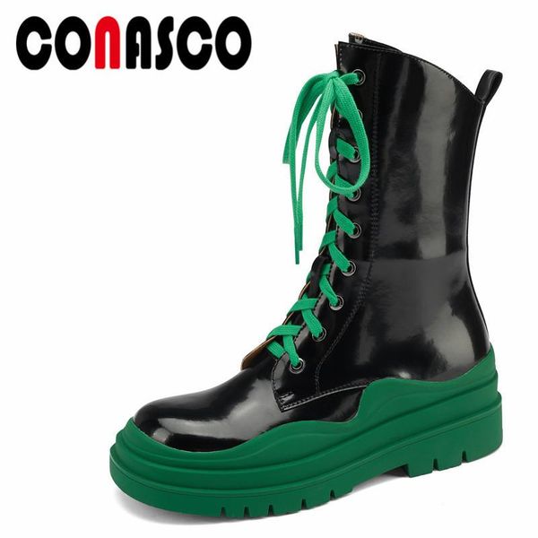 boots conasco fashion punk women ankle autumn winter warm genuine leather causal prom office lady concise shoes woman, Black
boots conasco fashion punk women ankle autumn winter warm genuine leather causal prom office lady concise shoes woman, Black