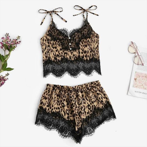 girls cute lace leopard womens sleepwears print pajamas fashion sling underwear shorts casual ladies pajama sets summer, Black;red
girls cute lace leopard womens sleepwears print pajamas fashion sling underwear shorts casual ladies pajama sets summer, Black;red