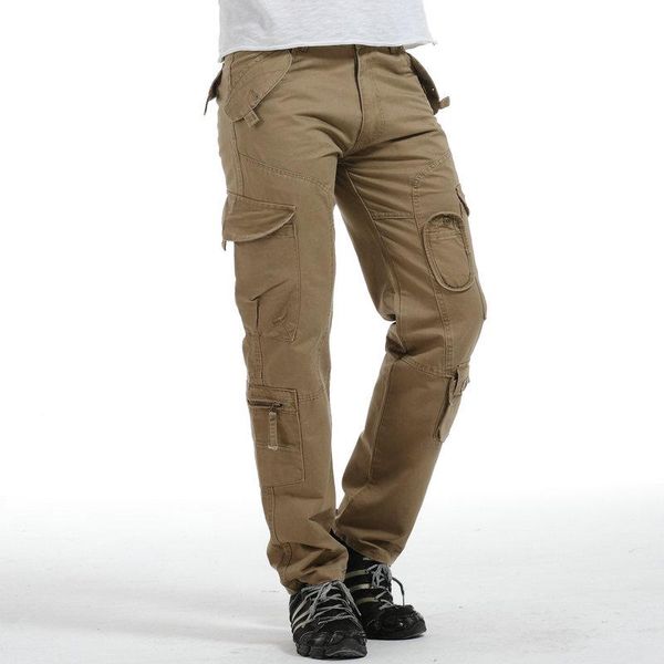 men's pants 2021 fashion cargo men casual cotton multi pocket straight tactical trousers, Black
men's pants 2021 fashion cargo men casual cotton multi pocket straight tactical trousers, Black