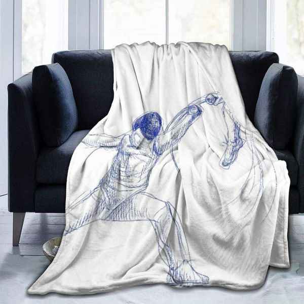 Ultra-Soft Micro Fleece Blanket,Fencing Sports Art,Home Decor Warm Throw Blanket for Couch Bed,50"X 40"
Ultra-Soft Micro Fleece Blanket,Fencing Sports Art,Home Decor Warm Throw Blanket for Couch Bed,50"X 40"