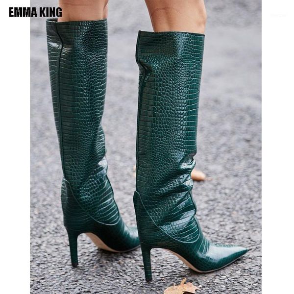 boots women autumn/winter knee high lady fashion snakeskin long pu leather pointed toe 20211, Black
boots women autumn/winter knee high lady fashion snakeskin long pu leather pointed toe 20211, Black