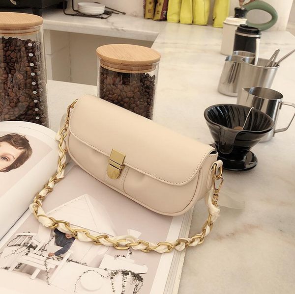 female bag2021 simple pure color ribbon chain woven one-shoulder messenger bag cross body
female bag2021 simple pure color ribbon chain woven one-shoulder messenger bag cross body