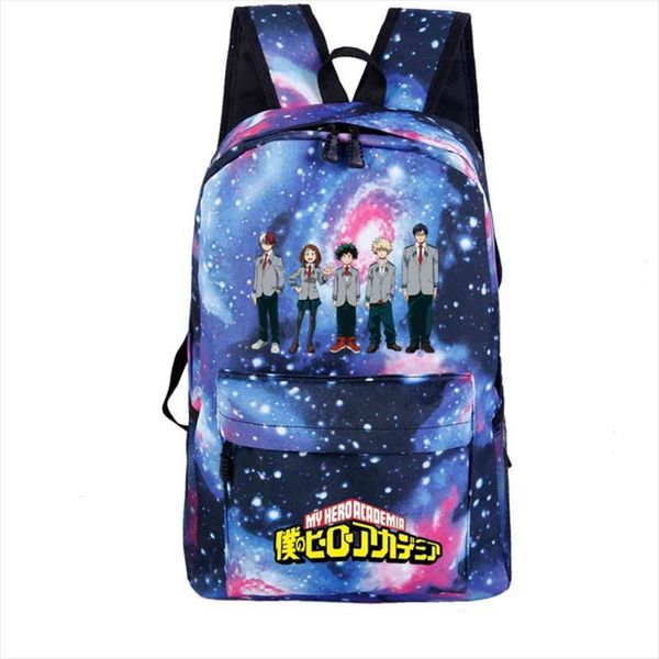 my hero academia galaxy printing backpack canvas travel anime cosplay school bags women laprugzak
my hero academia galaxy printing backpack canvas travel anime cosplay school bags women laprugzak