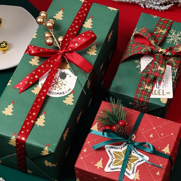 christmas decorations 5pcs wrapping paper kraft snowflake elk pattern for xmas gift present bag packaging decoration
christmas decorations 5pcs wrapping paper kraft snowflake elk pattern for xmas gift present bag packaging decoration