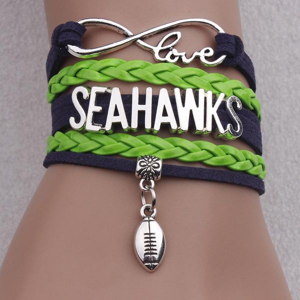 charm bracelets amulets for girls football seahawks beads bracelet occasion women's hand women 925 man, Golden;silver
charm bracelets amulets for girls football seahawks beads bracelet occasion women's hand women 925 man, Golden;silver