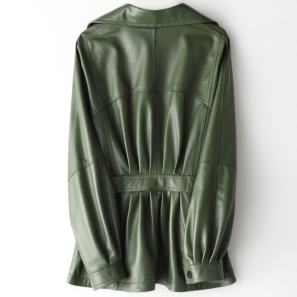women's jackets genuine sheep leather jacket with belt, non-negotiable sale, feminine, green, medium length, casual jacket, outdoor clo, Black;brown
women's jackets genuine sheep leather jacket with belt, non-negotiable sale, feminine, green, medium length, casual jacket, outdoor clo, Black;brown