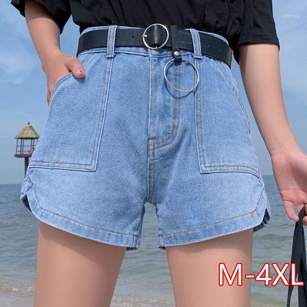 denim shorts female 2021 loose 100 kg large size high waist was thin thick legs wide korean women's, White;black
denim shorts female 2021 loose 100 kg large size high waist was thin thick legs wide korean women's, White;black