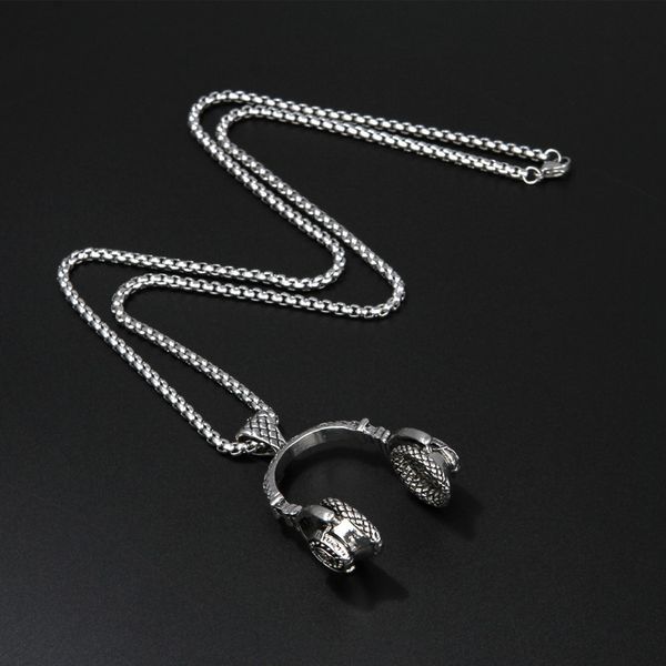 design jewelry silver hip hop rock club personalized earphone pendant trend male and female lovers versatile domineering necklace pendant
design jewelry silver hip hop rock club personalized earphone pendant trend male and female lovers versatile domineering necklace pendant
