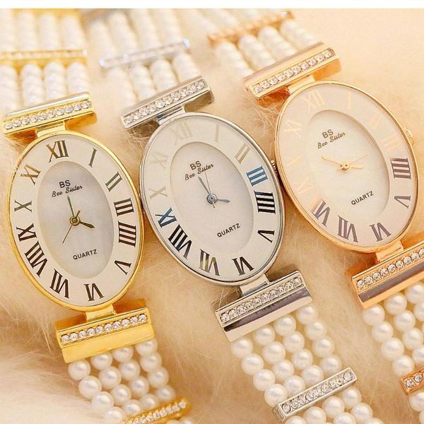 wristwatches brand woman pearl watches diamond luxury shell dial watch roman digital oval ladies relogio feminino, Slivery;brown
wristwatches brand woman pearl watches diamond luxury shell dial watch roman digital oval ladies relogio feminino, Slivery;brown