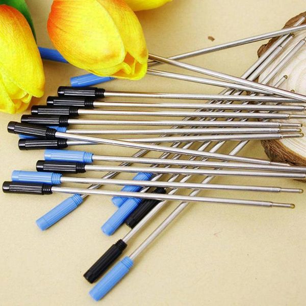 10pcs ballpoint metal pen refill 1.0mm length 11.6cm short blue and black ink replacement stainless steel refills, Black;red
10pcs ballpoint metal pen refill 1.0mm length 11.6cm short blue and black ink replacement stainless steel refills, Black;red