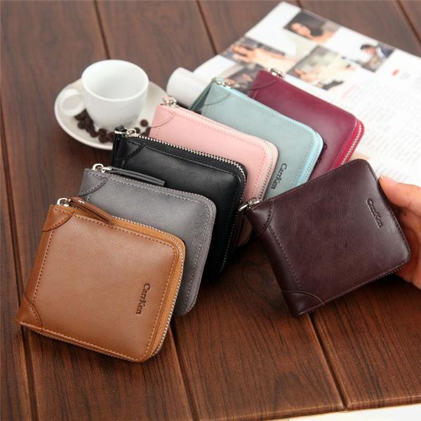 wallets men's wallet short solid color zipper coin purse male multi-card slots horizontal oil wax leather button, Red;black
wallets men's wallet short solid color zipper coin purse male multi-card slots horizontal oil wax leather button, Red;black