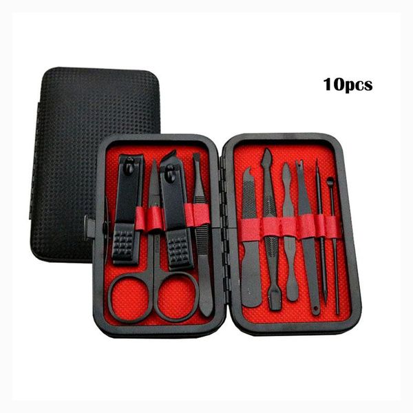 nail art kits black stainless steel professional pedicure manicure tool set cleaning ear spoon scissor clipper trimmer portable
nail art kits black stainless steel professional pedicure manicure tool set cleaning ear spoon scissor clipper trimmer portable