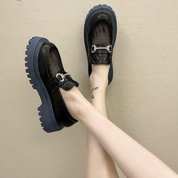 trendy all-match british horsebit thick-soled leather mesh loafers spring and summer one-pedal flat single shoes net sh sandals, Black
trendy all-match british horsebit thick-soled leather mesh loafers spring and summer one-pedal flat single shoes net sh sandals, Black