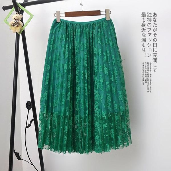 skirts 2021 spring pleated lace long section skirt wild big mesh female natural a-line casual, Black
skirts 2021 spring pleated lace long section skirt wild big mesh female natural a-line casual, Black