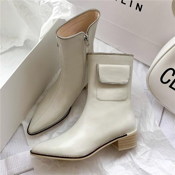 boots shoes for women british short 2021 autumn winter genuine leather pointed toe thick heels pumps est basic woman, Black
boots shoes for women british short 2021 autumn winter genuine leather pointed toe thick heels pumps est basic woman, Black