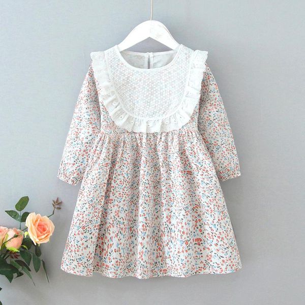 girl's dresses floral dress, children's elastic cuff round collar ruffled skirt garment for kids, Red;yellow
girl's dresses floral dress, children's elastic cuff round collar ruffled skirt garment for kids, Red;yellow