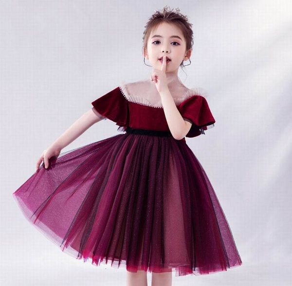 girl's dresses veet girl party kids princess shirt es for girls sleeve perform ballroom clothes 1-12t e2073 72vn, Red;yellow
girl's dresses veet girl party kids princess shirt es for girls sleeve perform ballroom clothes 1-12t e2073 72vn, Red;yellow