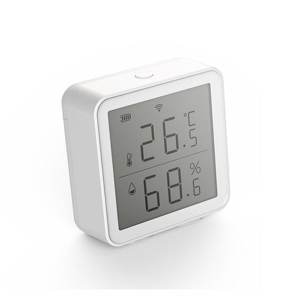 smart home control tuya wifi temperature and humidity sensor indoor hygrometer thermometer with lcd display support alexa google assistant
smart home control tuya wifi temperature and humidity sensor indoor hygrometer thermometer with lcd display support alexa google assistant