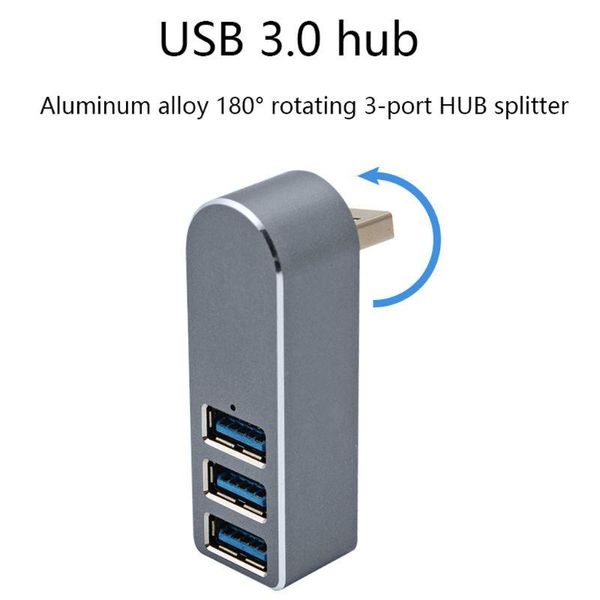 aluminum alloy mini 3 port usb 3.0 hub rotary splitter adapter for pc lapkeyboard mouse combos
aluminum alloy mini 3 port usb 3.0 hub rotary splitter adapter for pc lapkeyboard mouse combos