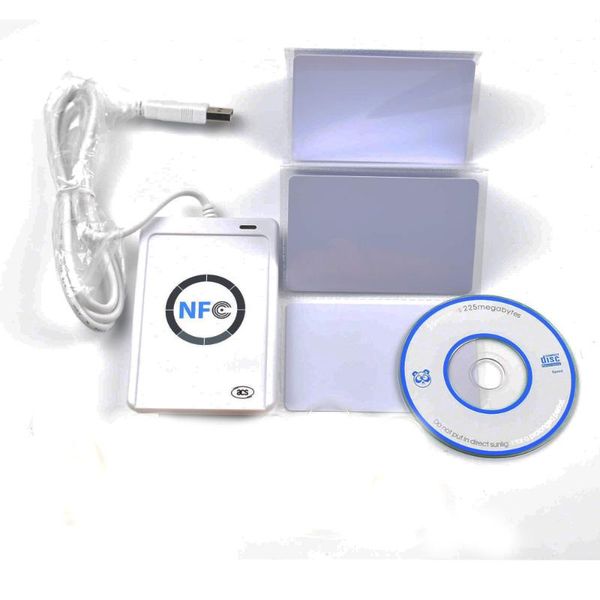 reader usb acr122u contactless smart ic card and writer rfid copier duplicator 5pcs uid changeable tag + sdk cd access control
reader usb acr122u contactless smart ic card and writer rfid copier duplicator 5pcs uid changeable tag + sdk cd access control