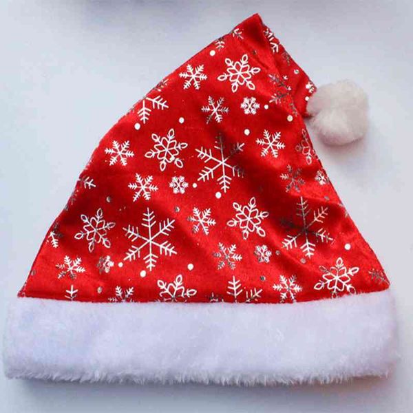 decorations christmas hat christmas short plush edge printed snowflake bronzing hat
decorations christmas hat christmas short plush edge printed snowflake bronzing hat