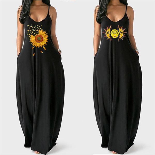 boho summer casual loose pocket womens dresses fashion beach style sleeveless temperamental maxi, Black;gray
boho summer casual loose pocket womens dresses fashion beach style sleeveless temperamental maxi, Black;gray