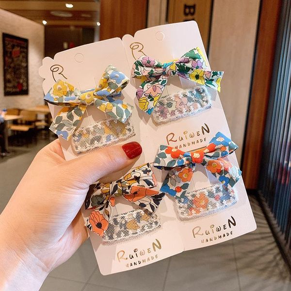 hair accessories korean style girl fresh fabric floral print bow hairpin lace square bb clip baby for children fashion, Slivery;white
hair accessories korean style girl fresh fabric floral print bow hairpin lace square bb clip baby for children fashion, Slivery;white