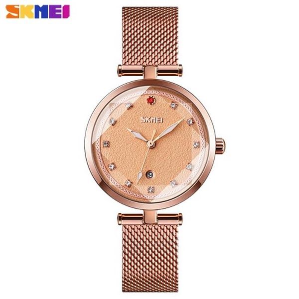 wristwatches skmei korean style fashion watch mesh strap bracelet ladies three-dimensional cut mirror diamond student quartz 9215, Slivery;brown
wristwatches skmei korean style fashion watch mesh strap bracelet ladies three-dimensional cut mirror diamond student quartz 9215, Slivery;brown
