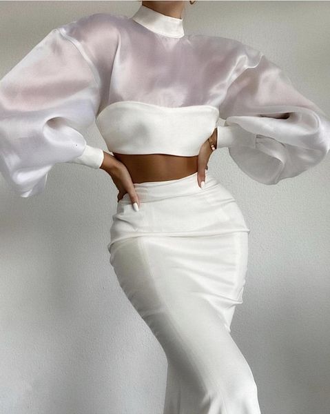 skirt women luxury sleeve mesh white maxi long two piece bandage 2021 celebrity designer fashion winter women's set, Black
skirt women luxury sleeve mesh white maxi long two piece bandage 2021 celebrity designer fashion winter women's set, Black