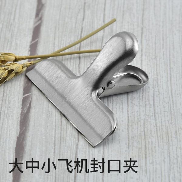 bag clips sealing clip stainless steel bill multifunctional kitchen gadgets packaging
bag clips sealing clip stainless steel bill multifunctional kitchen gadgets packaging